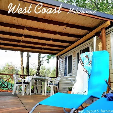 West Coast Mobilhome With Xxl Terrace In Naturist Solaris Fkk * Tar-Vabriga